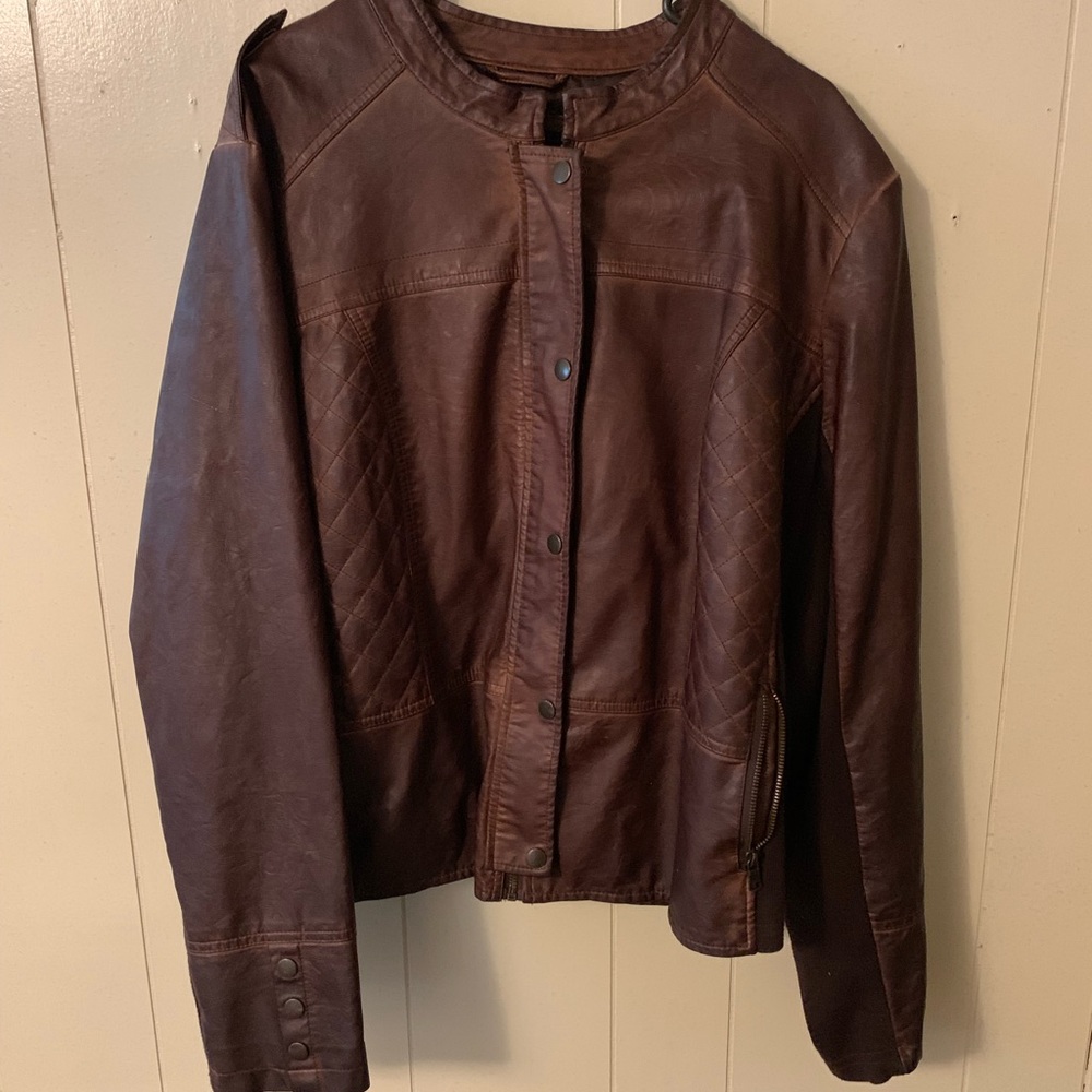 Leather jacket